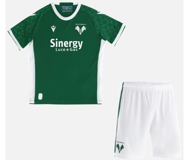 2021-22 Hellas Verona Third Kit Kids